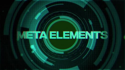 Méta-éléments Word sur fond de cyberespace futuriste