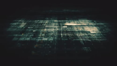 Data Matrix Display, Dynamic Information Network Simulation 04