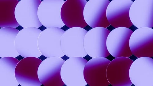 Neuer runder Hintergrund, Farbverlauf, lila mit dunkelroten Kreisen, Animationsvideohintergrund, Vj Loop