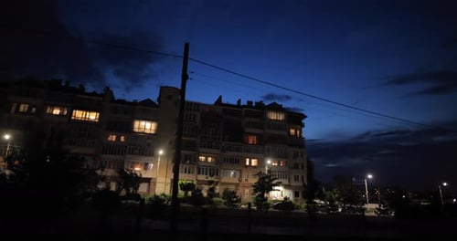 A Sounds of the Night City Calmness and Silence
