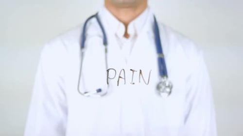 Doctor Writes the Word Pain