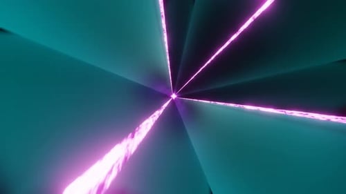 Dark Cyan And Pink Star Energy Background Vj Loop In 4K