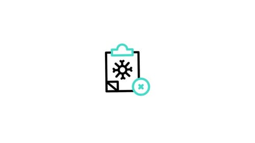 Animated Outline Clipboard Icons with Status Changes