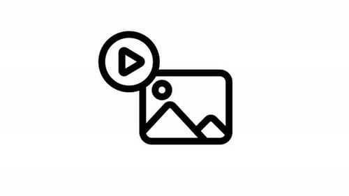 motion line icon animation