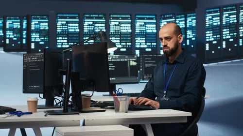 IT Programmer Safeguarding Supercomputers Against Unauthorized Access