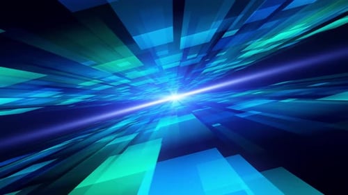 Futuristic Digital Stream with Speed and Motion Effects