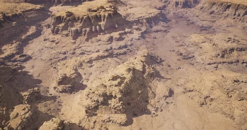Exploring a Rugged Uniquely Formed Mountainous Desert Terrain