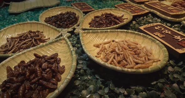 Chengdu Sichuan China Insects on, Food Stock Footage ft. asia & asian ...