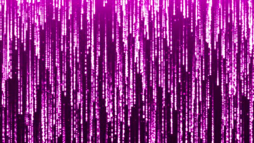 Abstract Pink Glowing Particle Stream Background