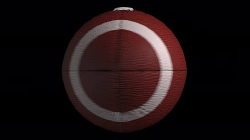 American Football-Herausforderung in 3D auf dem Alpha-Kanal von Transparency