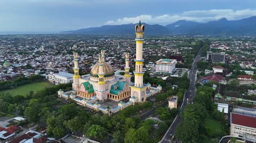 Beautiful mosque in Lombok