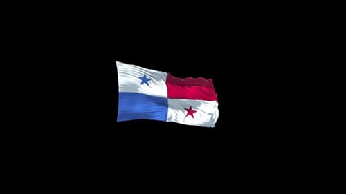 Panama Flag with Alpha Channel