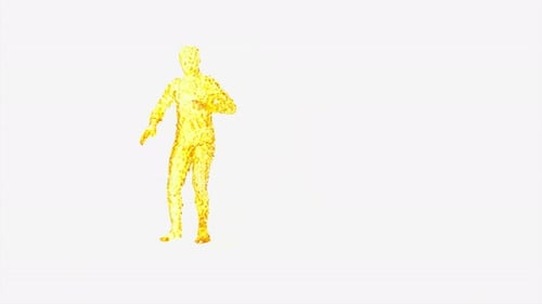 18 Character Oil Dancing Splashes 4K