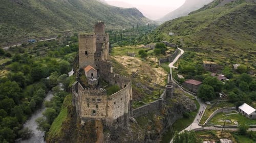 Aerial View of Khertvisi Fortress