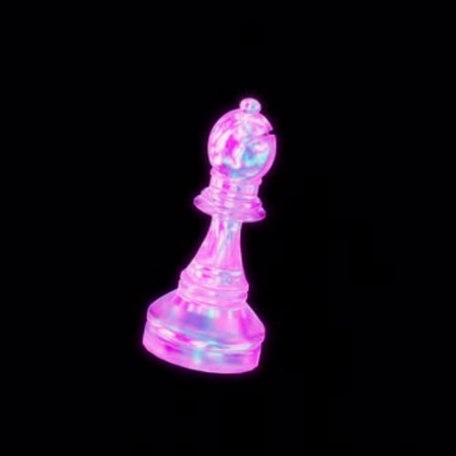 Ballon Chess of Bishop animé Irisé 02