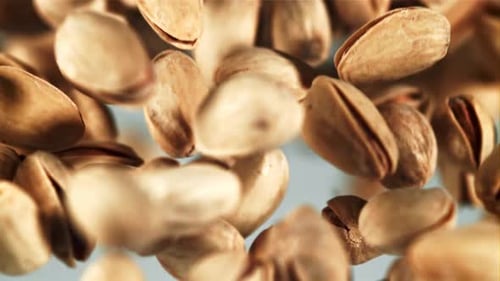 A Pile of Pistachios Rises Up and Falls Down