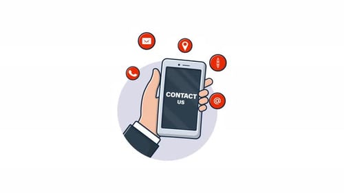 Vídeo de animación conceptual en 4k Contact Us