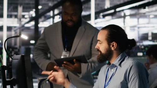 Data Center System Administration Team Collaborating on AI Automation