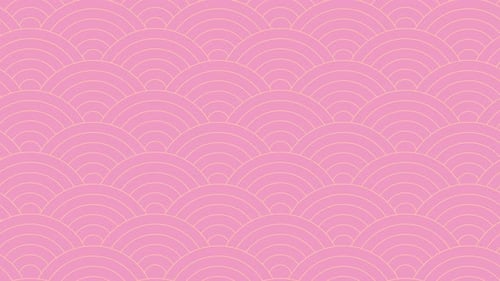 Moving animation of qinghai waves. Japanese wave pattern animation. 4K seamless loop animation