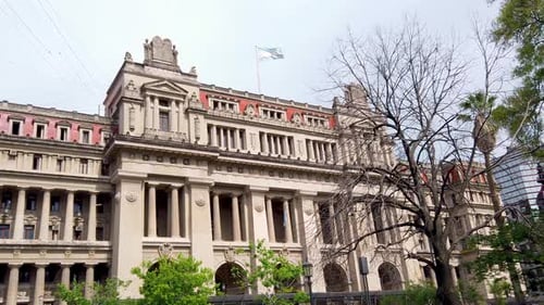 Panoramic at Palace of Justice, historic building at Buenos Aires City Argentina