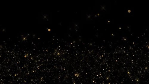 Glittering Dust Particle Overlay