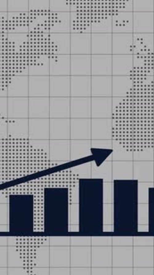 Business growth animation