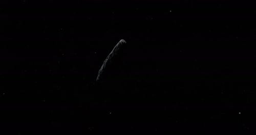 Oumuamua en el espacio exterior