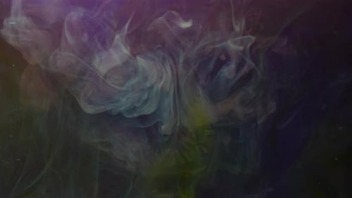 Tintenfarbe Splash Water Liquid Wave abstrakter Hintergrund dunkel