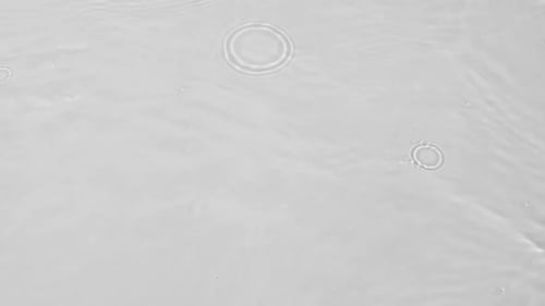 Close Up View on Water Texture with Waves on the Water Overlay Effect for Video Mockup