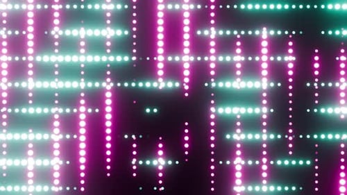 Pink With Light Blue Background Animation Vj Loop