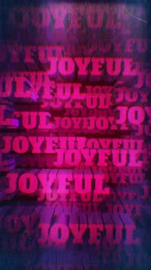 Animated Grunge Joyful Text Loop