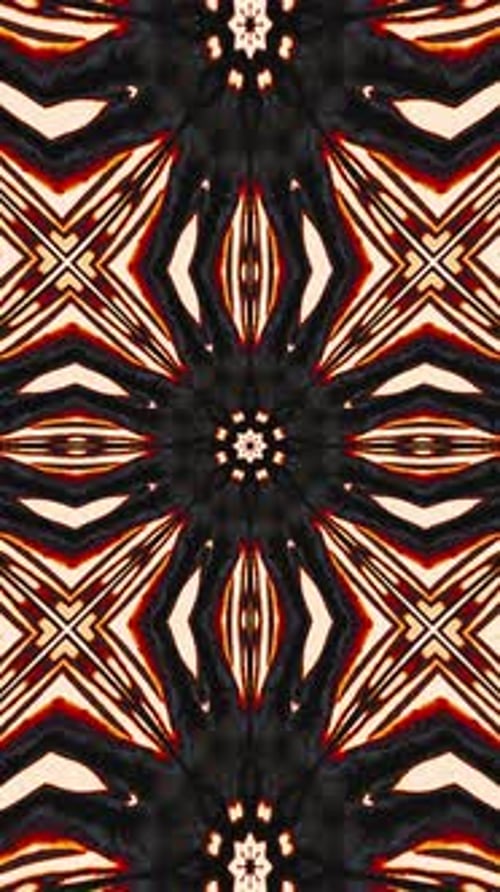 Vertical Kaleidoscope Background 4K Loop