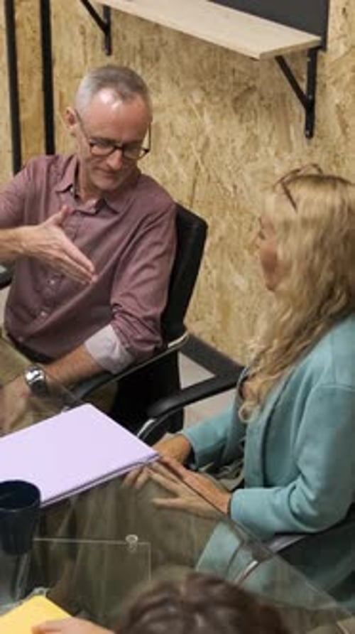 Successful Business Meeting Ending With a Handshake