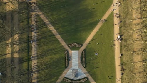 Kasprowicz Park In Szczecin, Poland - Aerial Top Down