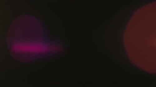 Abstract Overlay Left to Right Light Close Up Transition Lens Flare Flashes Effects on Dark
