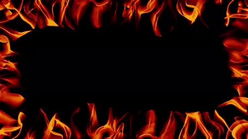 Looping Fire Flames Animated Frame