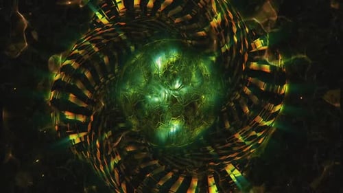 Futuristic Saphere Energy Vortex Animation 11