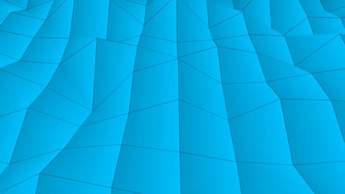 Abstract Blue Geometric Animated Background Loop
