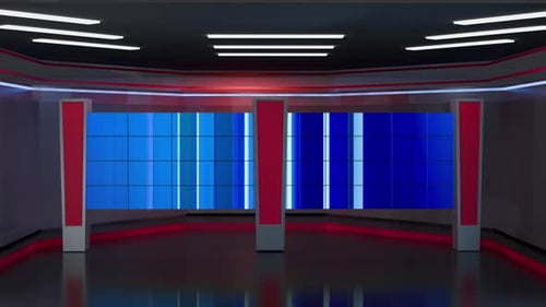 3D Virtual TV Studio News