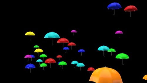 Umbrellas - 3D Animation
