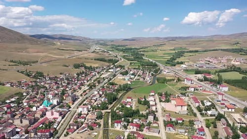 Yildizeli Town Of Sivas City With Aerial View 4