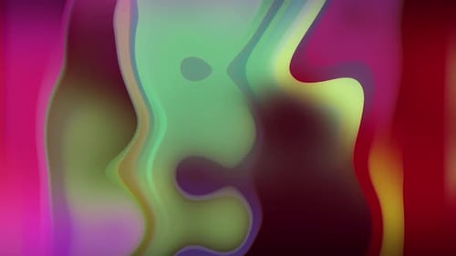 Flowing Abstract Colors and Liquid Shapes Motion Background