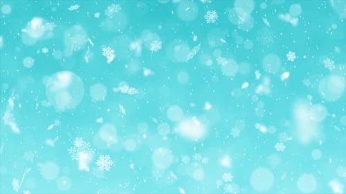 Christmas Snowflake Background Loop V3