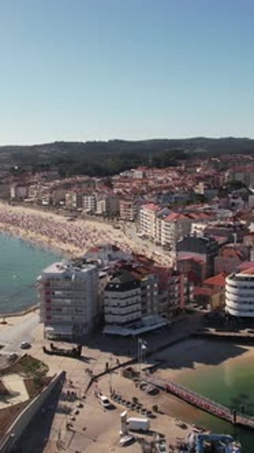 City of Sanxenxo, Spain Vertical Video