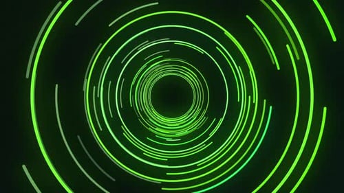 Schleifbarer abstrakter Glow Circle-Pfad