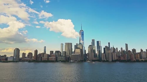 NYC The Skyline of New York City New York Manhattan Panorama From Drone NYC Aerial Skyline USA