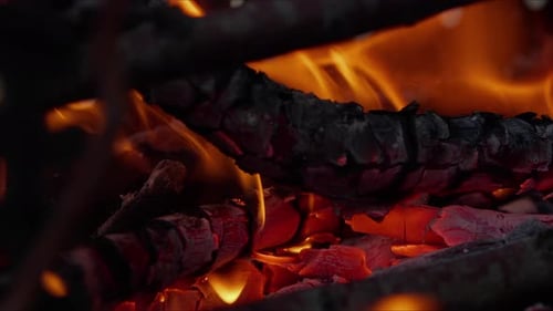 Wood Fire Burning Like Hell 3