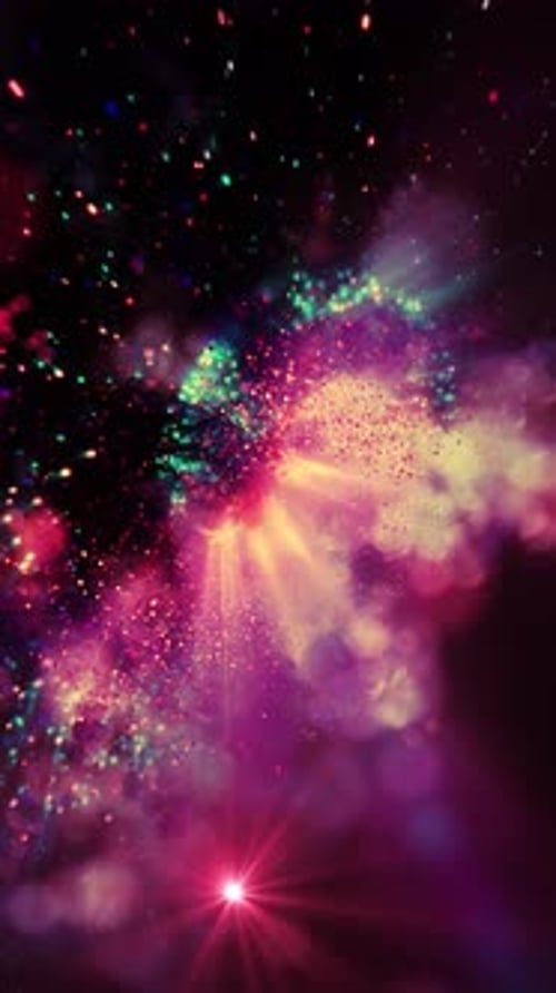 Kl. Explosion einer Galaxie