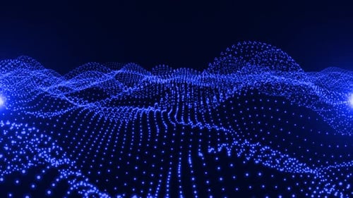 Abstract Background And Line Waving Particles. 4055