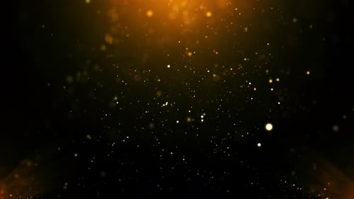 Gold Particles Background Loop